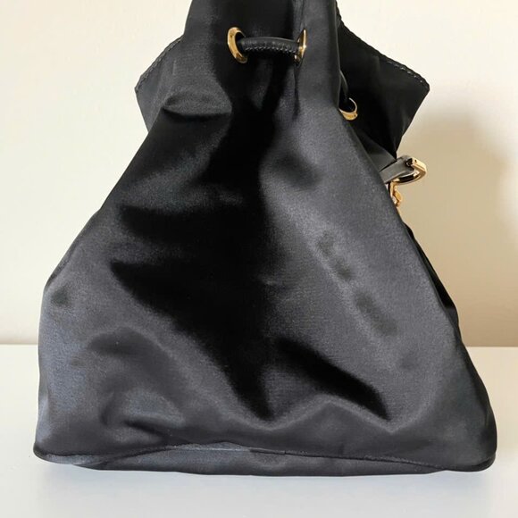 VERSACE Small Medusa Nylon Bucket Bag - Picture 2 of 13